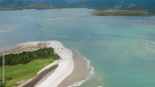 Matarangi beach settlement, coromandel peninsula, New Zealand photo