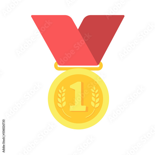 Medals are awarded to the winners of the sporting events.