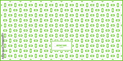 abstract shape pattern with dominant leaf green color
