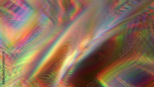 Abstract luminous holographic rainbow texture background
