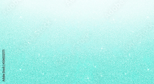 Green Blue Turquoise Teal color background. Celebration glittering sparkle bling glow confetti texture illustration.