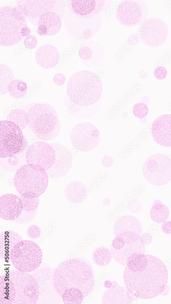 Hot Pink light Magenta color glitter shiny round circle texture background decoration illustration