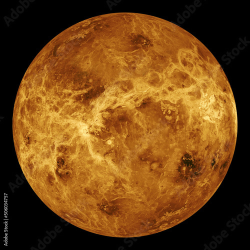 Fotografie, Obraz Venus planet. Elements of this image furnished by NASA.