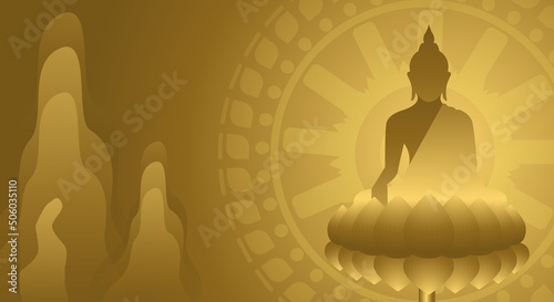 Background for makha bucha day
,Vesak Day, Atthami Puja Day, Asanha Bucha Day.