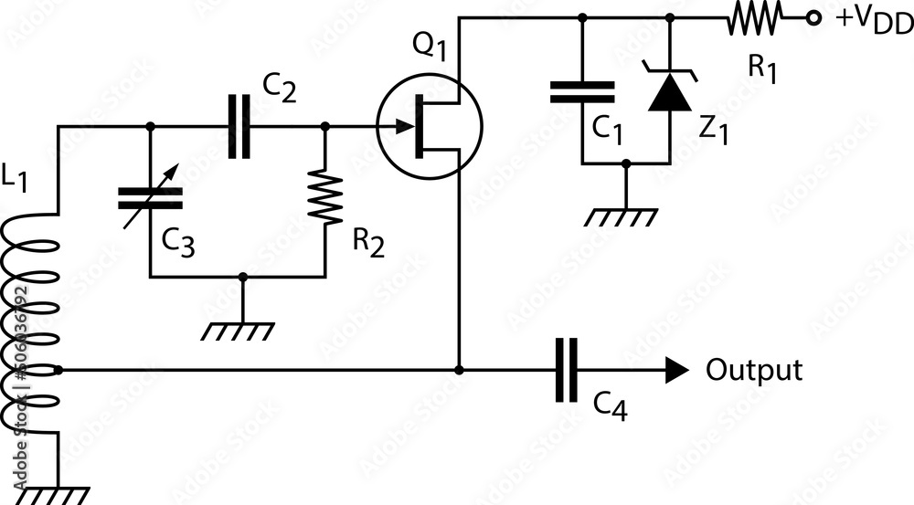 Electronics, Hartley Oscillator with Fet