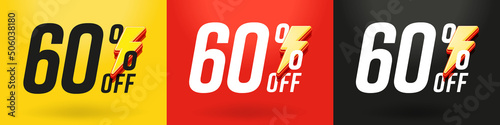 60 percent off flash sale discount offer
