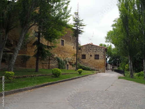 Foto Sajazarra, municipio de la comunidad de La Rioja, pueblo pequeño con un bonito castillo