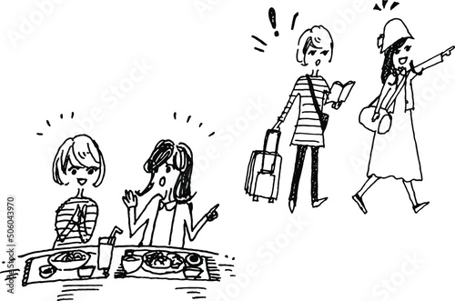 女性二人で少し遠出しておいしいランチ