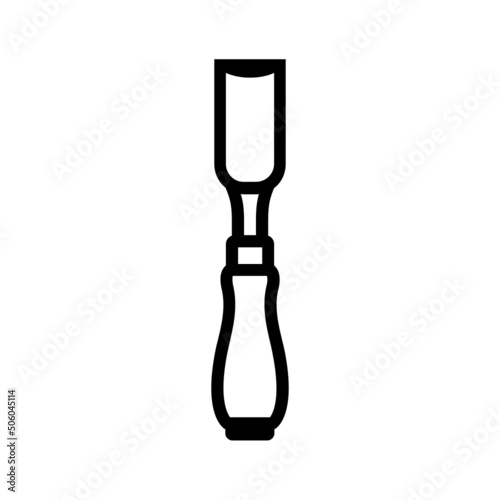 Black line for Chisel Icon
