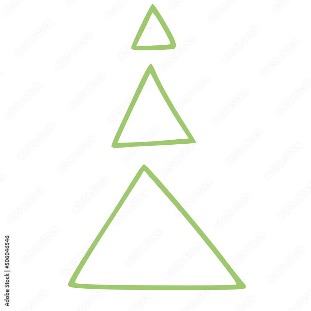 Christmas tree green illustrations isolated on white background Christmas tree green illustrations isolated on white background