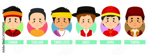 Set Avatars with Different Countries