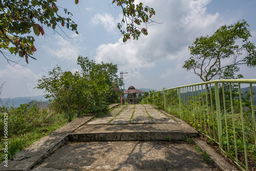 The way to enter Dam watch tower in Hill view park photo