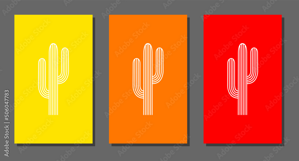 Vector botanical wall arts, with cactus. Minimalistic and natural. Cactus and line arts design. Vector botanical wall arts, with cactus. Minimalistic and natural. Cactus and line arts design.