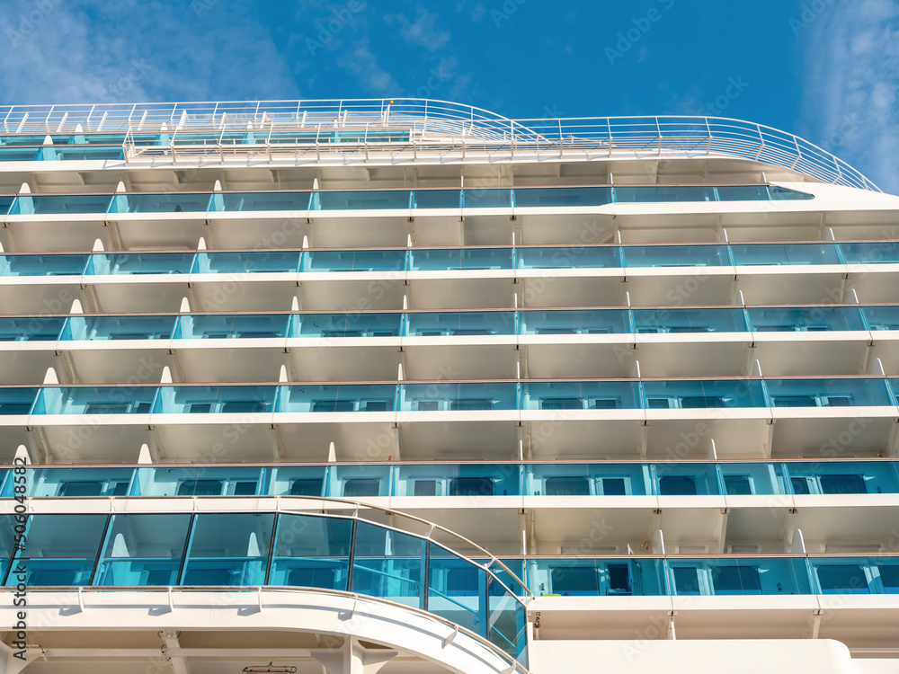 cruise ship cabin background. Bottom view cruise ship cabin background. Bottom view