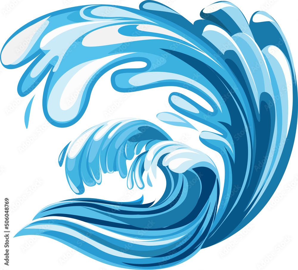 Sea waves, ocean