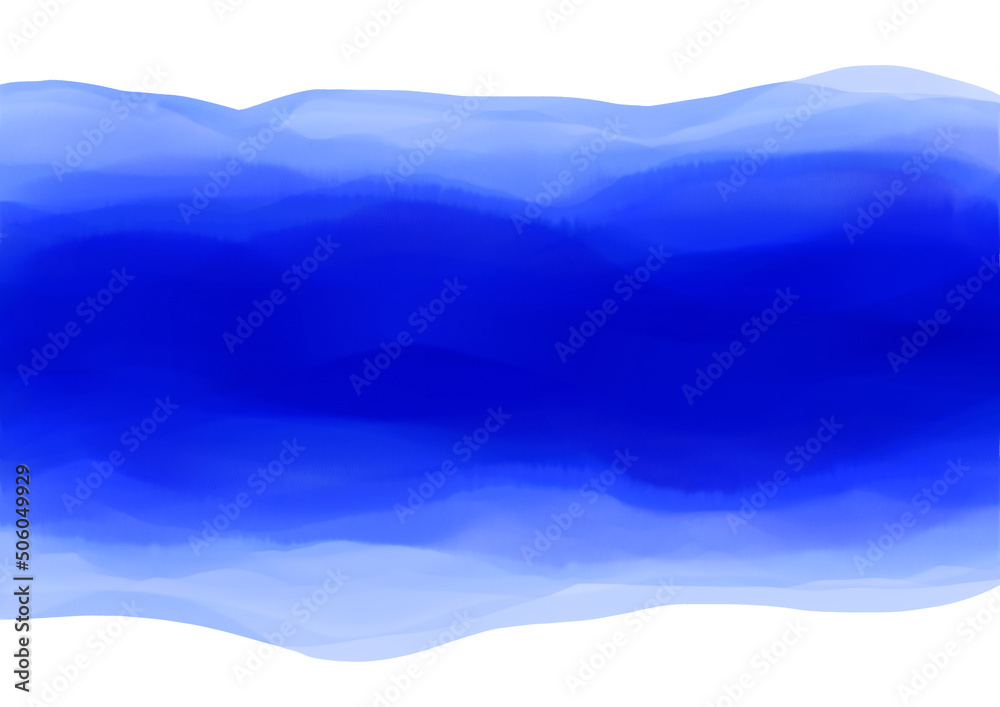Blue watercolor paint texture background