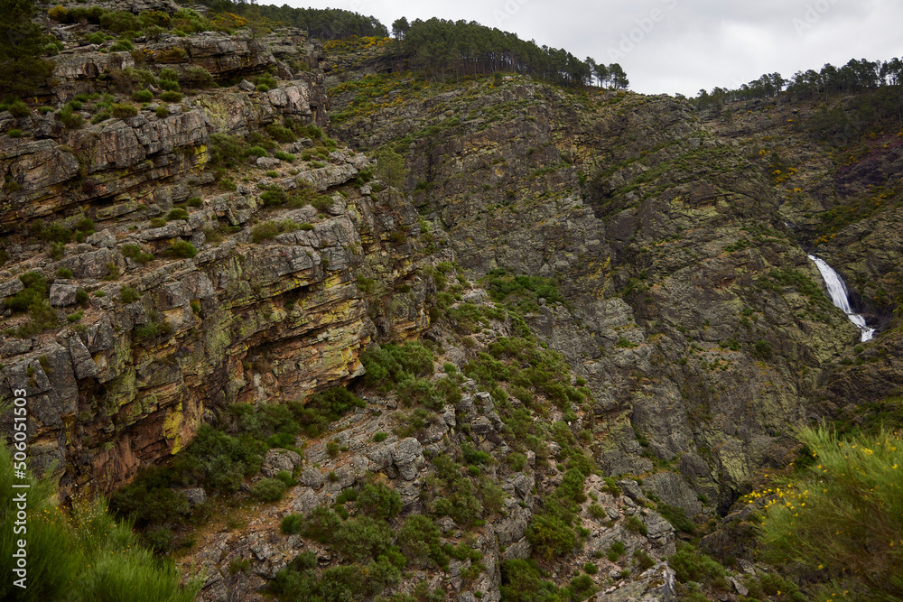 Fisgas of Ermelo. Waterfall in the Sierra de Alvao, Portugal