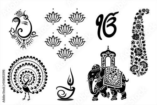 traditional Hindu icons , cultural heritage , India , Asia	