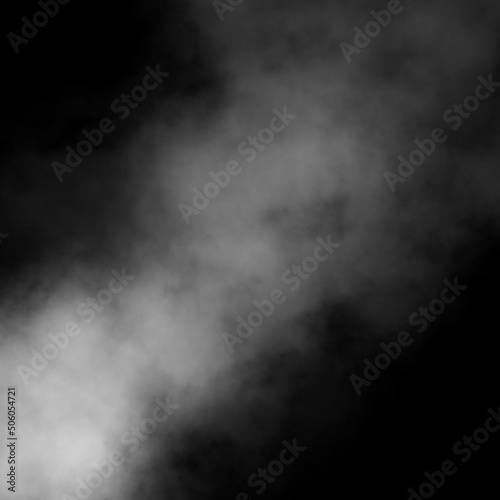smoke overlay effect. fog overlay effect. atmosphere overlay effect. Isolated black background. Misty fog effect, texture overlays. fume overlay. vapor overlays. fog background texture. steam, smoky. © AshanRandika