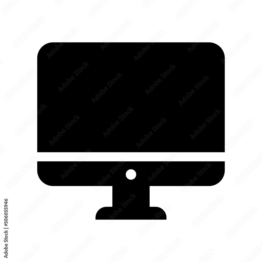 Computer Icon Vector Symbol Design Illustration Computer Icon Vector Symbol Design Illustration
