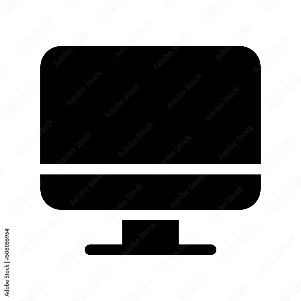 Computer Icon Vector Symbol Design Illustration Computer Icon Vector Symbol Design Illustration