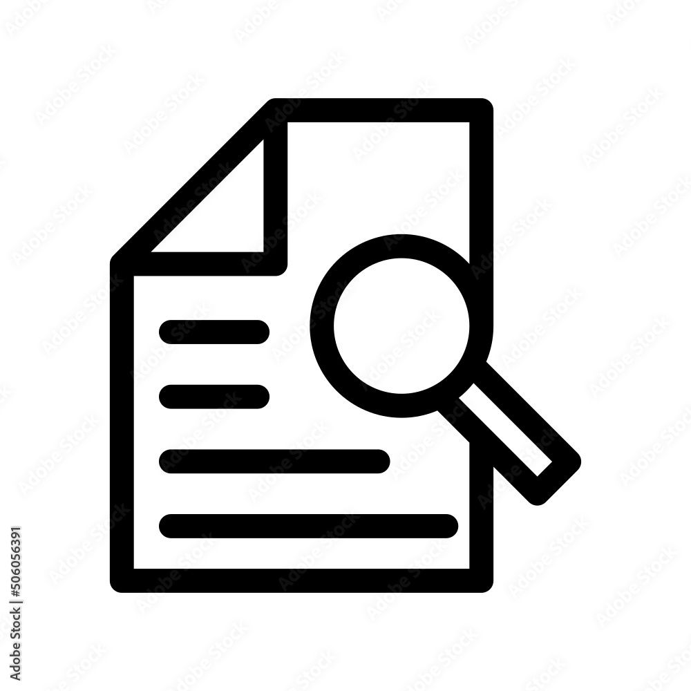 Research Icon Vector Symbol Design Illustration Research Icon Vector Symbol Design Illustration
