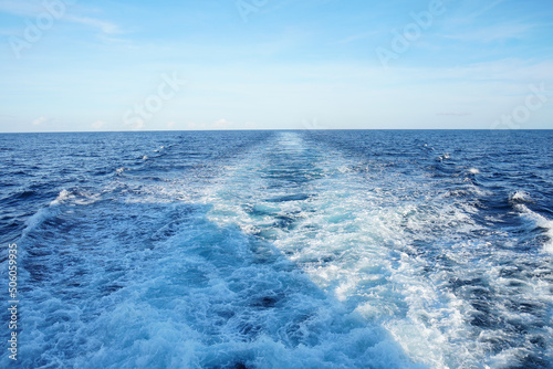 sea view from the back of the boat