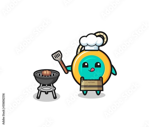 yoyo barbeque chef with a grill