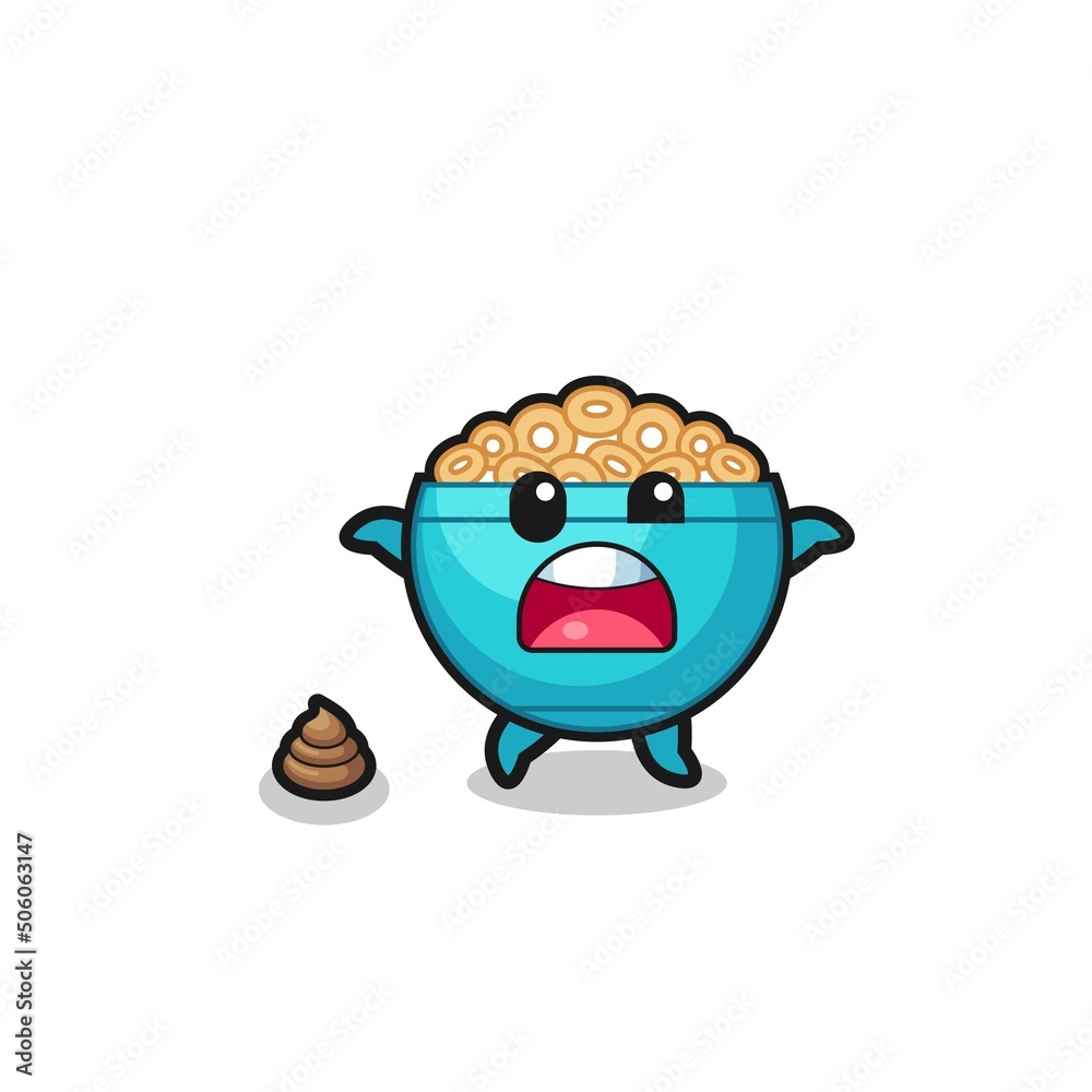 cereal bowl earth surprised to meet poop cereal bowl earth surprised to meet poop