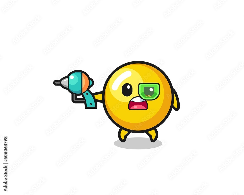 cute egg yolk holding a future gun cute egg yolk holding a future gun