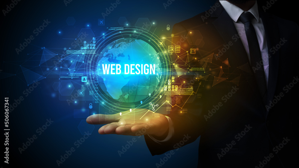 Elegant hand holding technology-related inscription Elegant hand holding technology-related inscription