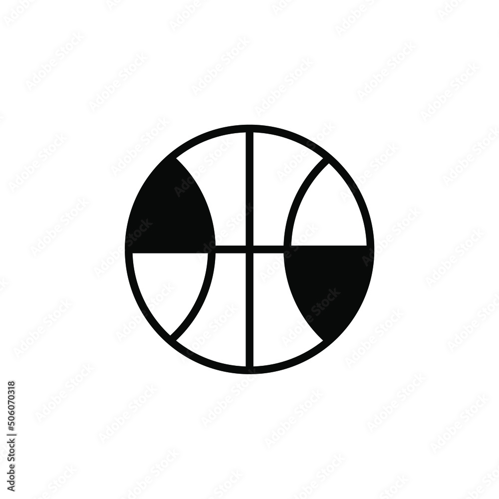 Basketball, Sport, Ball, Game Solid Line Icon Vector Illustration Logo Template. Suitable For Many Purposes. Basketball, Sport, Ball, Game Solid Line Icon Vector Illustration Logo Template. Suitable For Many Purposes.
