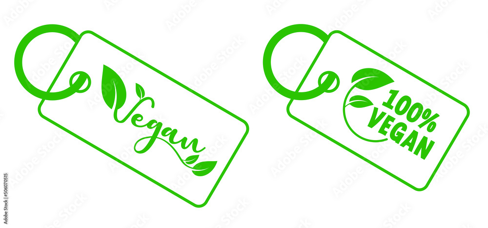 Organic vegan 100% with leaves label, Bio, eco icon or symbol. lactose free, vegan, no meat, healthy, fresh food. Green leaf logo. Vegetarian healthy food. Nature, ecology. Veganism slogan or quote. G Organic vegan 100% with leaves label, Bio, eco icon or symbol. lactose free, vegan, no meat, healthy, fresh food. Green leaf logo. Vegetarian healthy food. Nature, ecology. Veganism slogan or quote. G