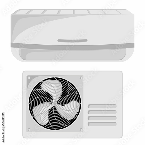 Simple air conditioner and outdoor unit