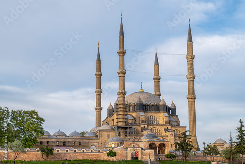 Selimiye Mosque (Selimiye Cami) - Edirne, Turkey. Built by architect Sinan (Mimar Sinan) between 1569 and 1575 and it was included on UNESCO's World Heritage List in 2011 photo