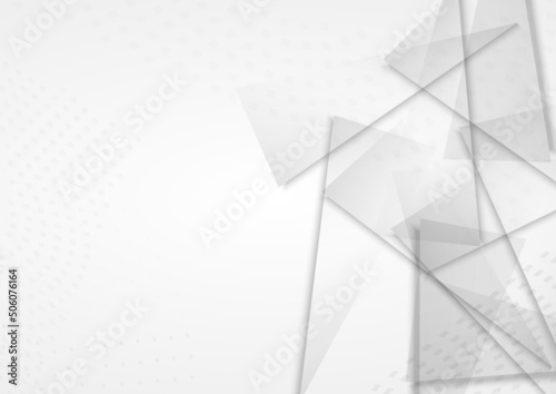 Light Elements Graphic Vector Gray Background.