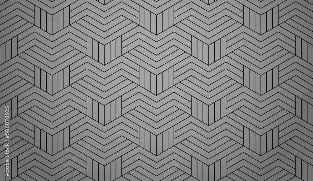 Abstract geometric pattern with stripes, lines. Seamless vector background. Black and gray ornament. Simple lattice graphic design Abstract geometric pattern with stripes, lines. Seamless vector background. Black and gray ornament. Simple lattice graphic design