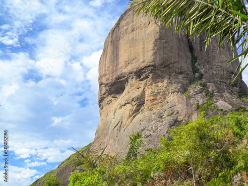 View of Gavea Stone in Rio de Janeiro, Brazil.