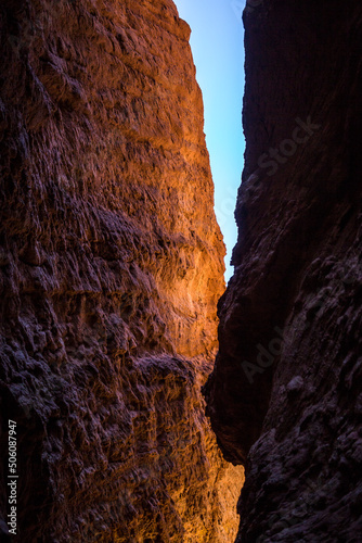 The great canyon in Kuche Xinjiang China