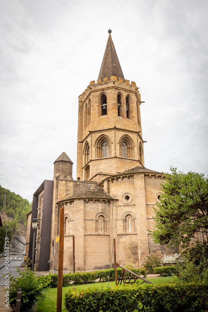 church of Santa Maria la Real in Sangüesa (Zangoza), province of Navarra, Spain