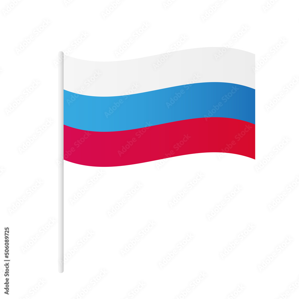 Vector Russian Flag Vector Russian Flag