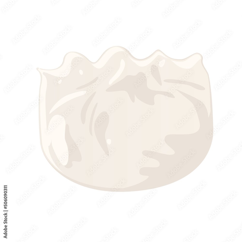 Dumpling dim sum isolated on white background. Vector illustration of tradition Chinese dumpling. Dumpling dim sum isolated on white background. Vector illustration of tradition Chinese dumpling.