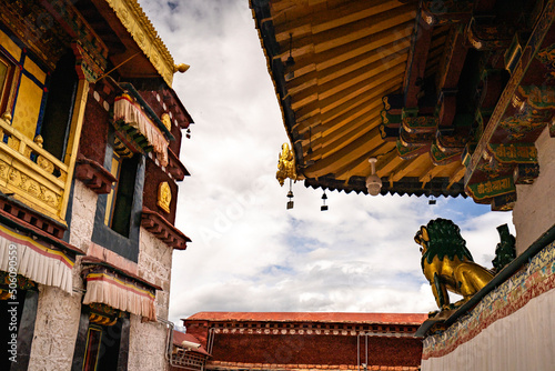 Dazhao temple in Lasa Tibet China photo