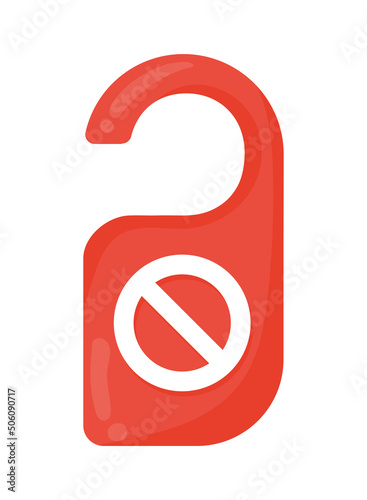 do not bother door label