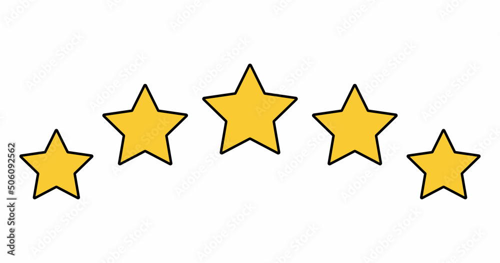 Star and gold, badge five and quality rating. Isolated design and symbol of rank and sign of success. Illustration design and best award. Vector Star and gold, badge five and quality rating. Isolated design and symbol of rank and sign of success. Illustration design and best award. Vector