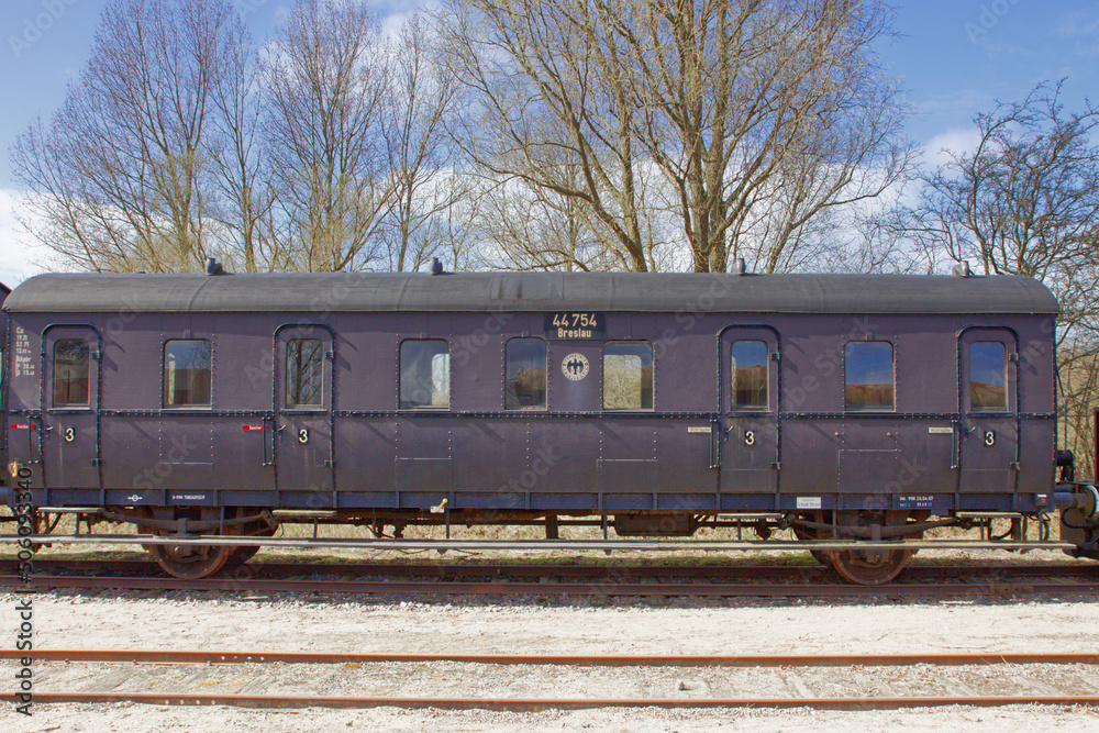 Obraz premium Alter Bahnwagon