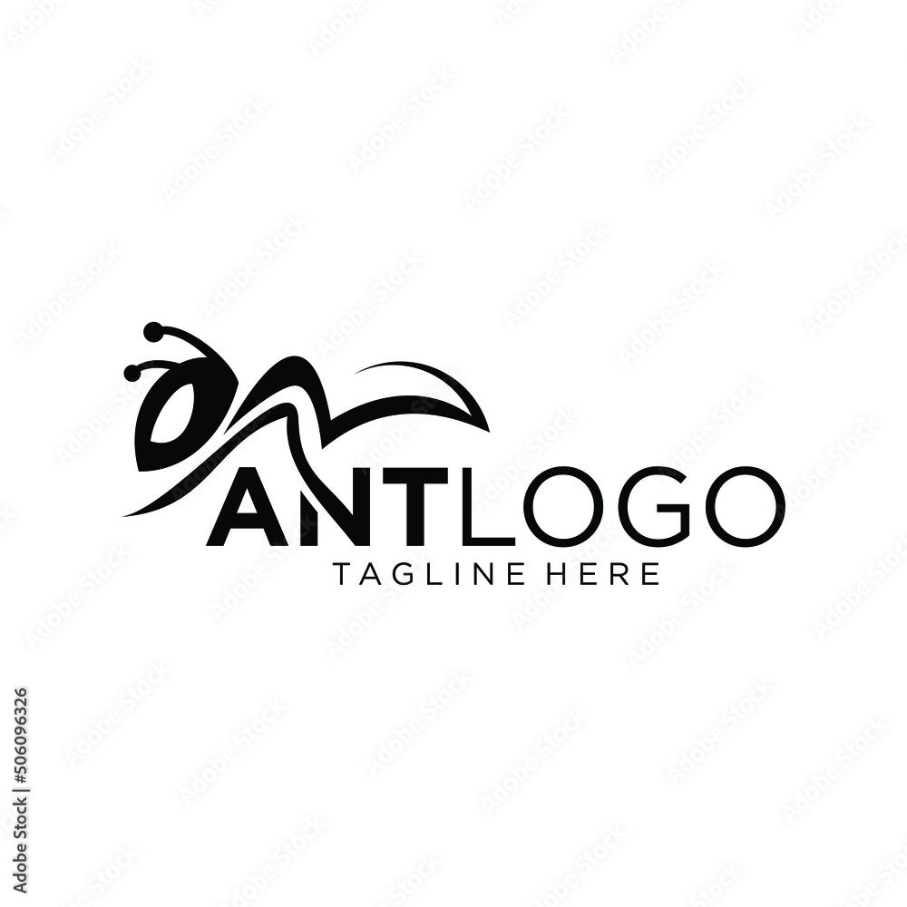 Ant Vector Design Logo Illustration
Ant Vector Design Logo Illustration