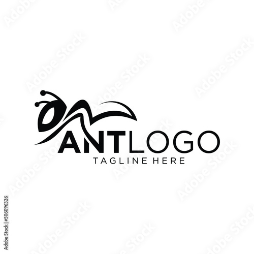 Fototapeta Ant Vector Design Logo Illustration