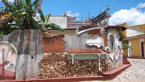 Beautiful elements of architecture and views of Sancti Spiritus, Cuba photo