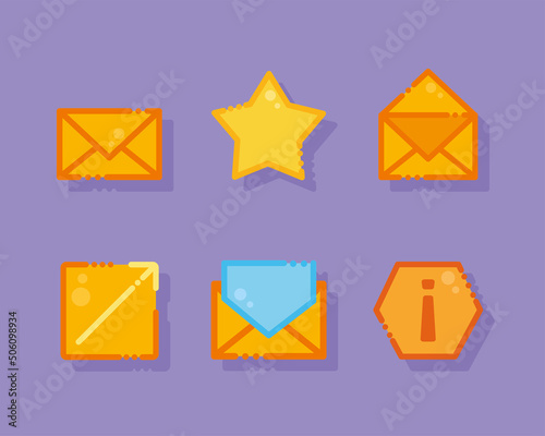 mail service icons